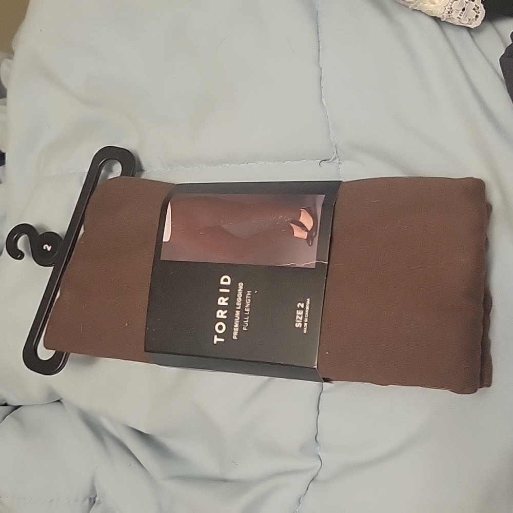 NWT Brown Torrid Leggings